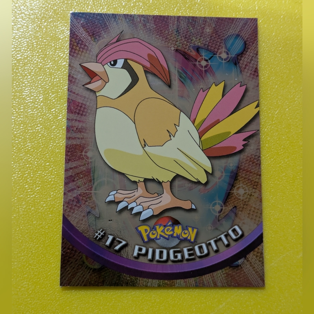 PIDGEOTTO #117 HOLO TCG Vintage POKEMON 1999 TOPPS TV Animation Edition GC